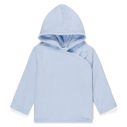 Fleece Velcro Tab Jacket - Light Blue