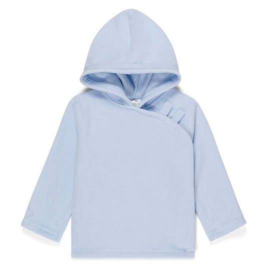 Fleece Velcro Tab Jacket - Light Blue