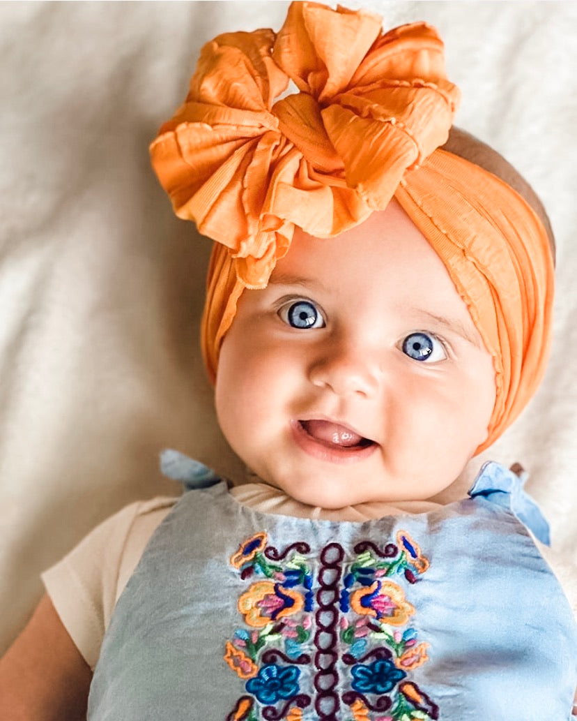Ruffled Headband | Dreamsicle