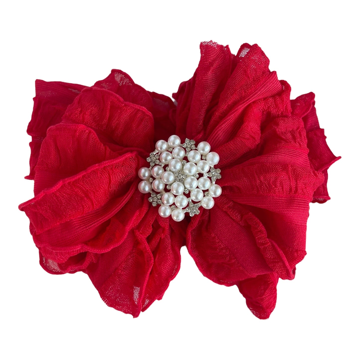 Pearl Ruffled Headband