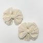 Ivory | Ruffled Hair Clip