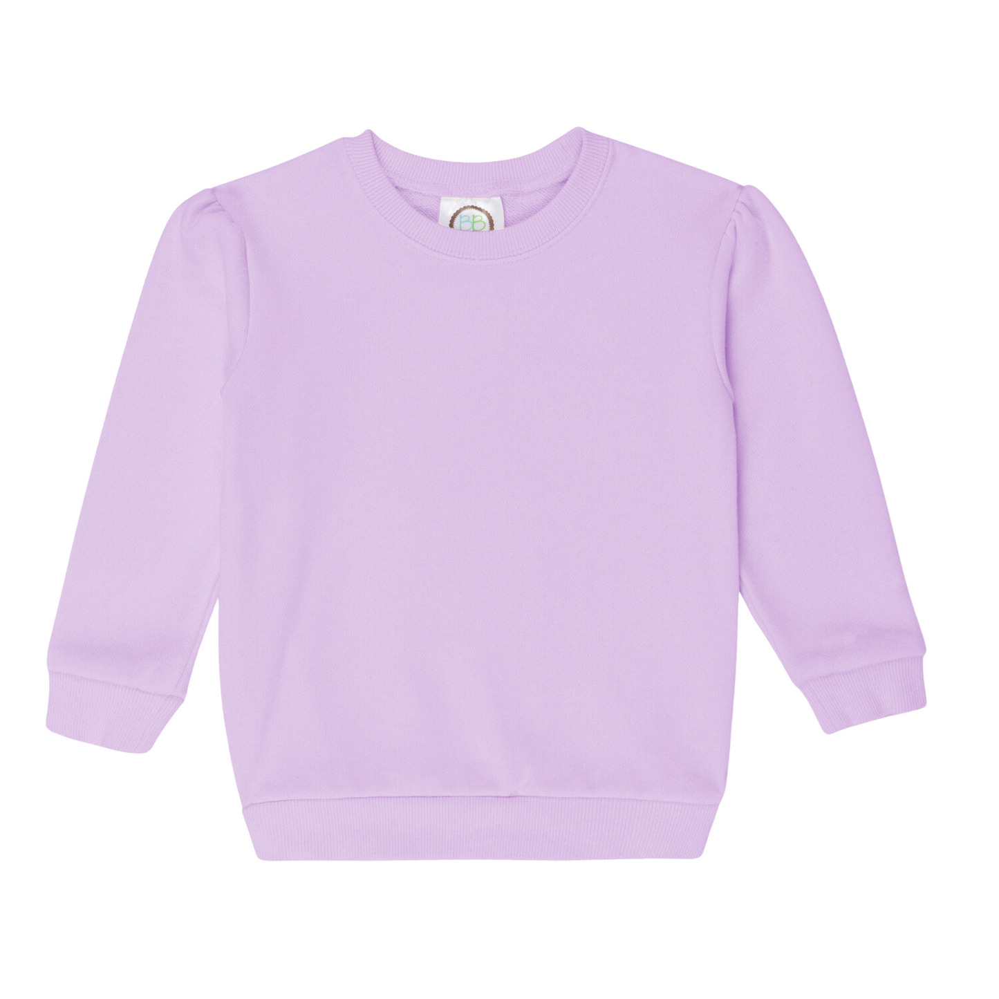 Girls Valentine's Puff Sleeve Sweatshirt