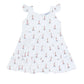 Lighthouse Print Ruffle Dress