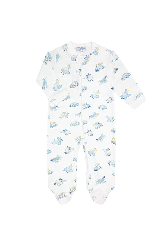 Mini Voyages Zipper Footie