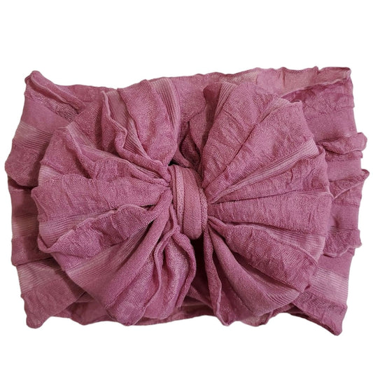 Ruffled Headband | Mulberry