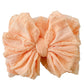 Ruffled Headband | Peach
