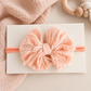 Peachy Keen | Skinny Mini Nylon Ruffled Baby Headband