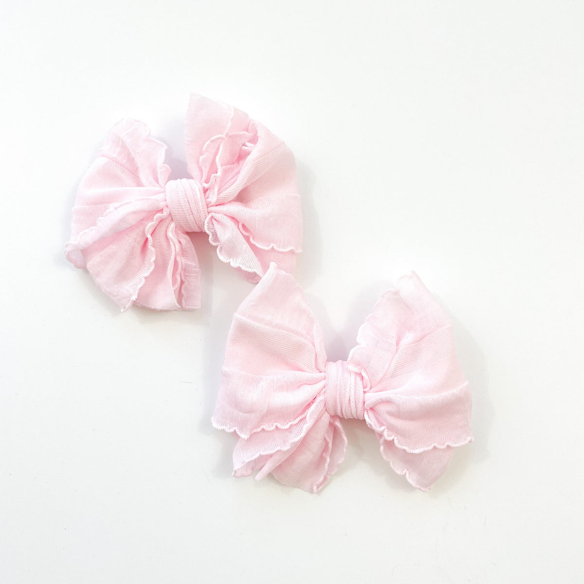 Perfect Pink | Ruffled Hair Clip