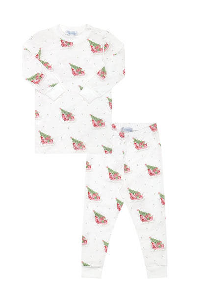Red Merry Sleighs Pajamas