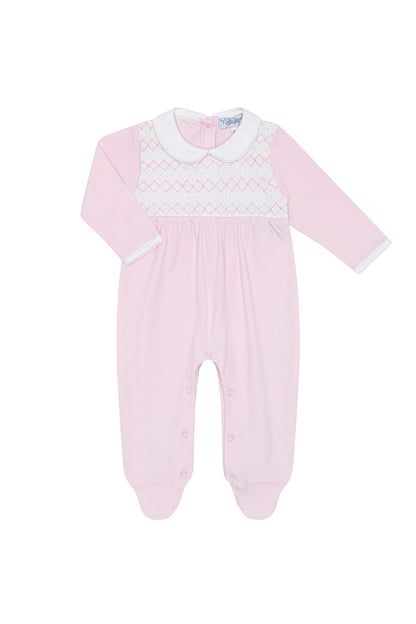Signature Smocked Girls Footie